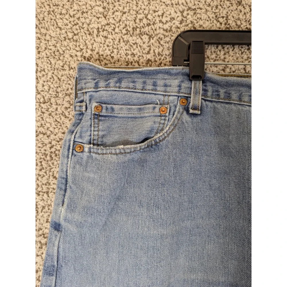 Levi's 505 Men's Jeans Size‎ 47X30.5 (Tag 48x32) Blue Regular Fit Straight Leg